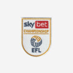 Official EFL championship sky bet logo embroidered iron on patch 3 inch