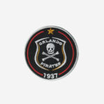 Orlando pirates football club logo embroidered iron on patch skull 3 inch