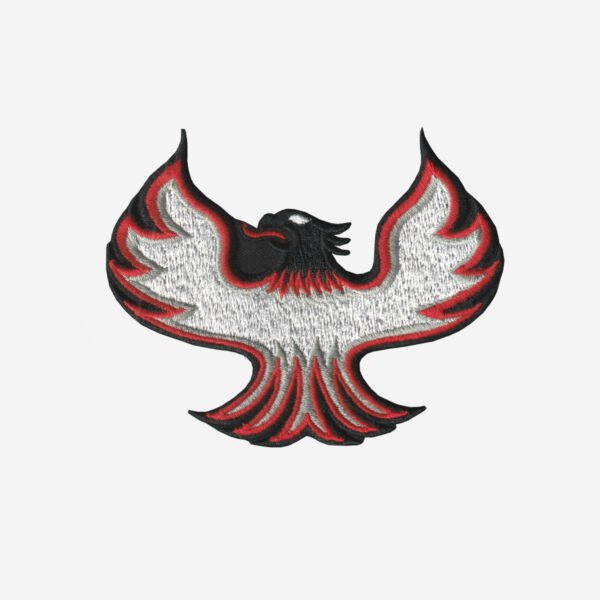 Phoenix boats logo embroidered iron on patch 4 inch