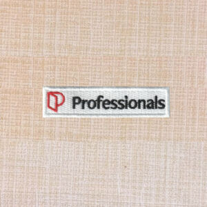 Professionals Logo Embroidered Iron On Patch2