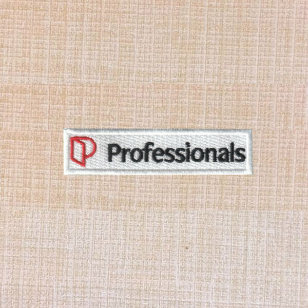 Professionals Logo Embroidered Iron On Patch2