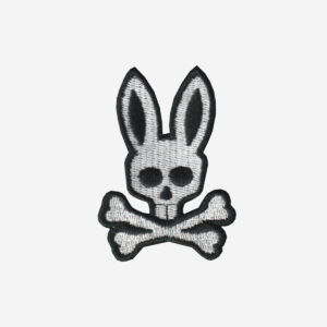 Psycho Bunny Logo Embroidered Iron On Patch - Image 5