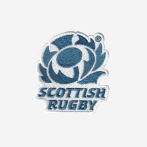 scottish rugby union logo embroidered iron on patch thistle crest srud scotland 3 inch