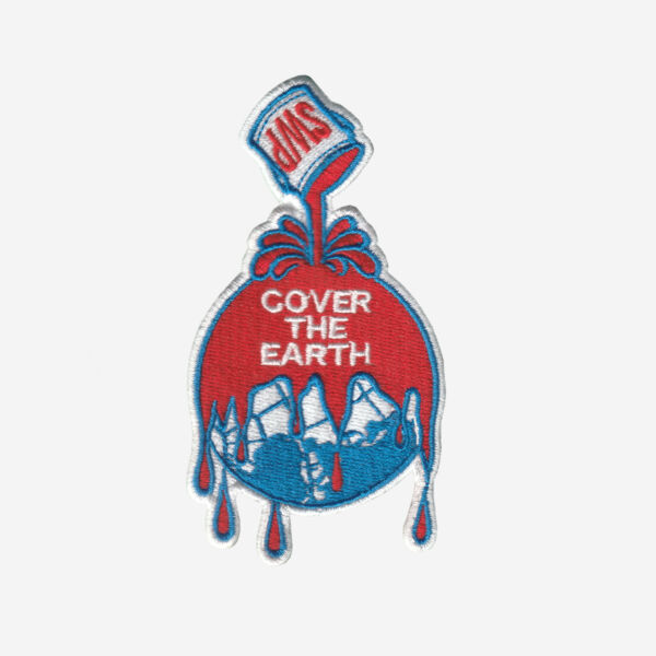 Sherwin williams cover the earth logo embroidered iron on patch paint 4 inch