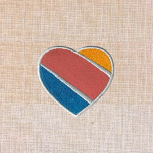 Southwest Airlines Logo Embroidered Iron On Patch - Image 2