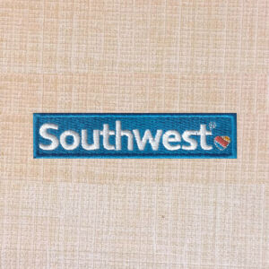 Southwest Airlines Logo Embroidered Iron On Patch - Image 4