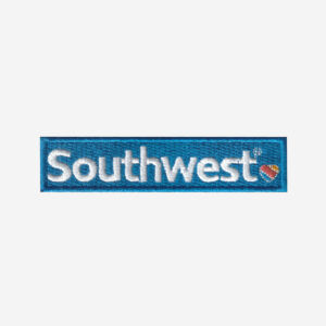 Southwest Airlines Logo Embroidered Iron On Patch - Image 3