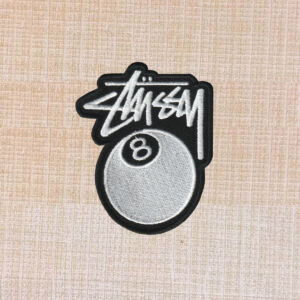 Stussy 8Ball Logo Embroidered Iron On Patch - Image 2