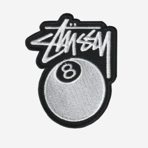 Stussy 8Ball Logo Embroidered Iron On Patch - Image 3