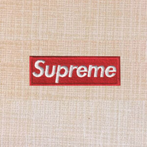 Supreme Logo Embroidered Iron On Patch - Image 2