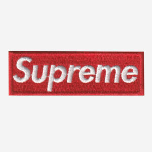 Supreme Logo Embroidered Iron On Patch - Image 3