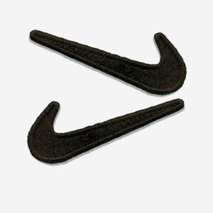 Nike Swoosh Left & Right Embroidered Iron On Patches X 2 - Image 6