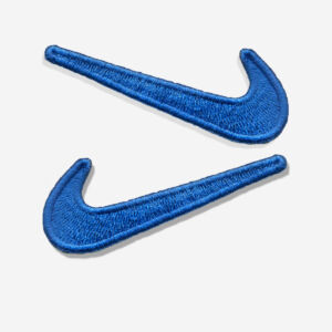 Nike Swoosh Left & Right Embroidered Iron On Patches X 2 - Image 4