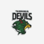 Tasmania devils football club logo embroidered iron on patch afl 3 inch