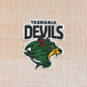 Tasmania Devils Football Club Logo Embroidered Iron On Patch - Image 2