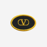 Valentino garavani vlogo embroidered iron on patch luxury 3 inch