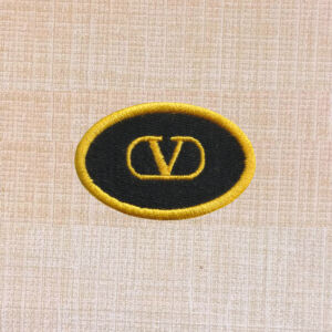 Valentino Garavani VLogo Embroidered Iron On Patch - Image 2