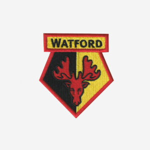 Watford football club logo embroidered iron on patch 3 inch
