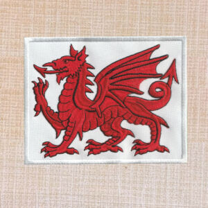Welsh Dragon Embroidered Iron On Patch - Image 4