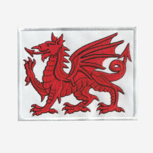 Welsh Dragon Embroidered Iron On Patch - Image 3