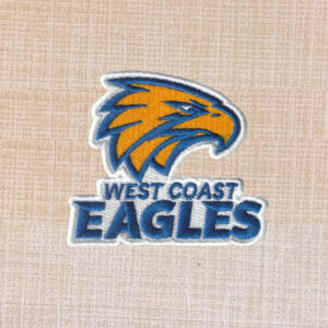 West Coast Eagles Logo Embroidered Iron On Patch - Image 2